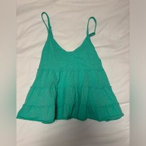 american eagle green tank top